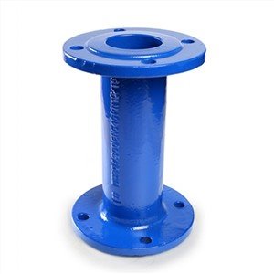 En545 ISO2531蓝色环氧涂层球墨铸铁双法兰长管
